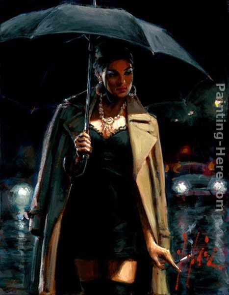 Fabian Perez November Rain II Marissa